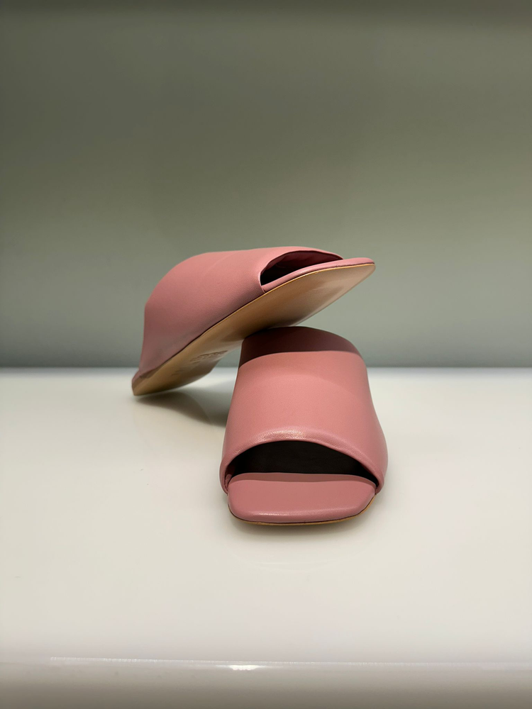 Sabot nappa powder pink