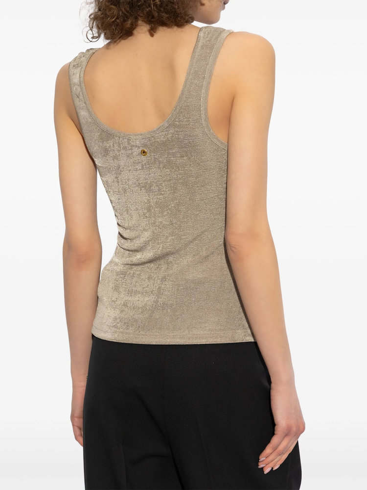 scoop-neck top