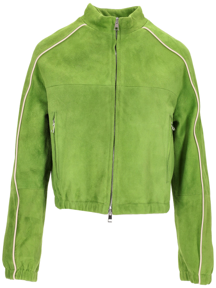 leather bomber