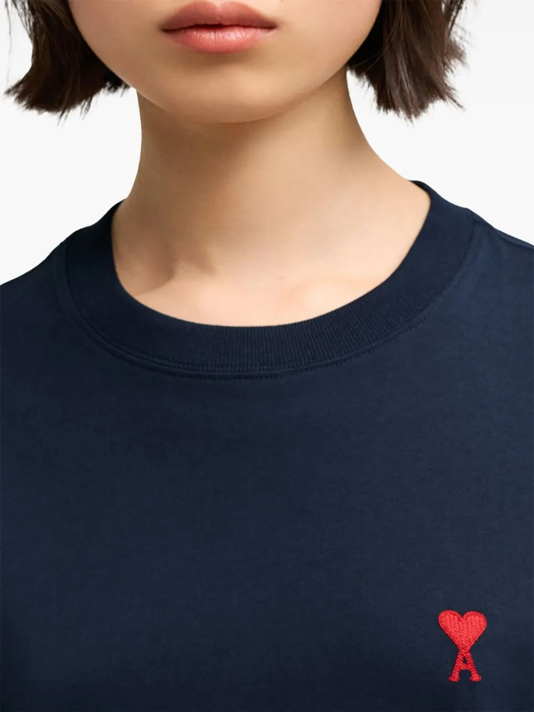 LONG SLEEVES TSHIRT WITH RED AMI DE COEUR