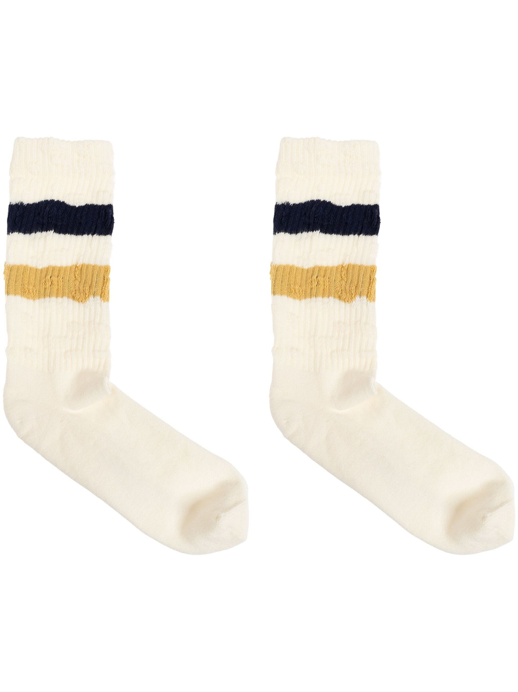 SOCKS HIGH RIB/STRIPES/RIPPED