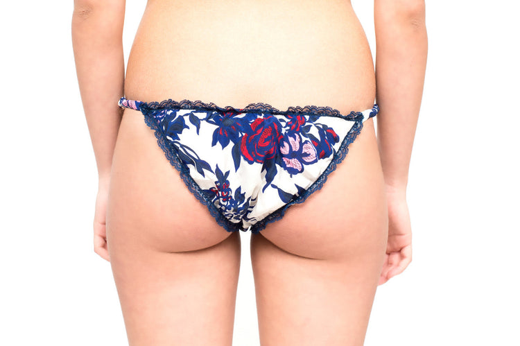LAURA URBINATI Slip crepe chine stretch print white