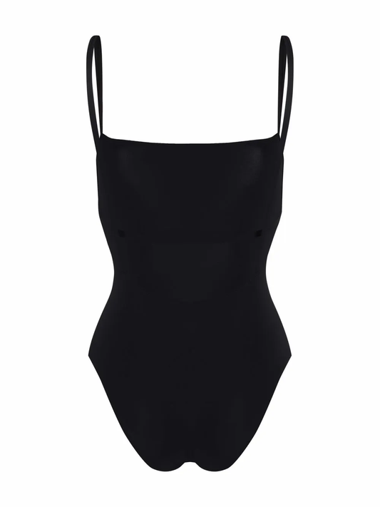 Tre square-neck slip-on one-piece
