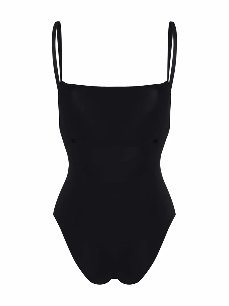 Tre square-neck slip-on one-piece