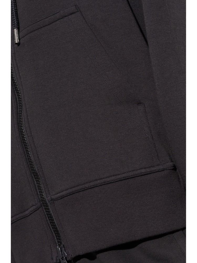 aSMC FZ HOODIE BLACK/WHITE