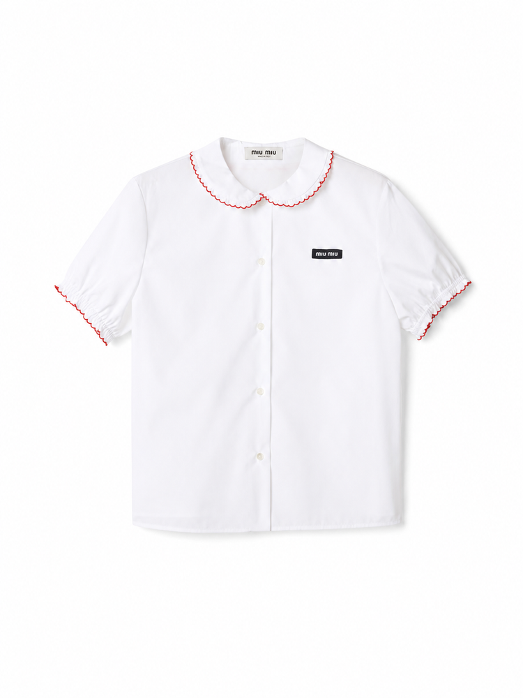 CAMICIE POPELINE RICAMO