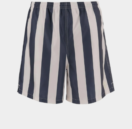 MAILLOT DE BAIN LONG A RAYURES IMPRIMEES