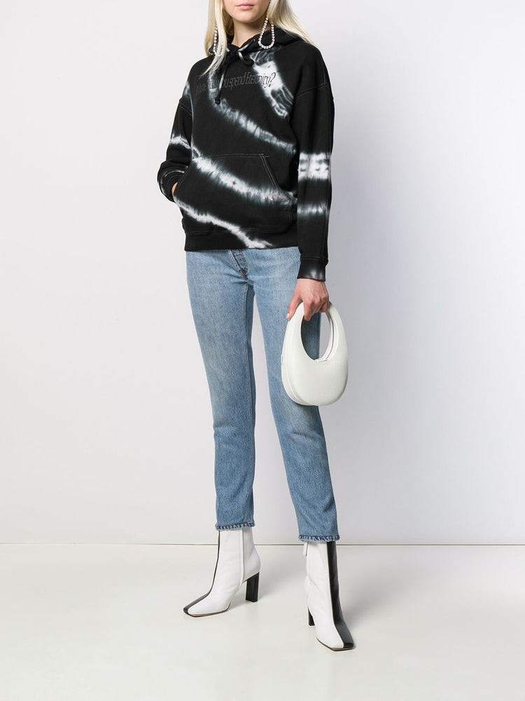 high-rise cropped jeans