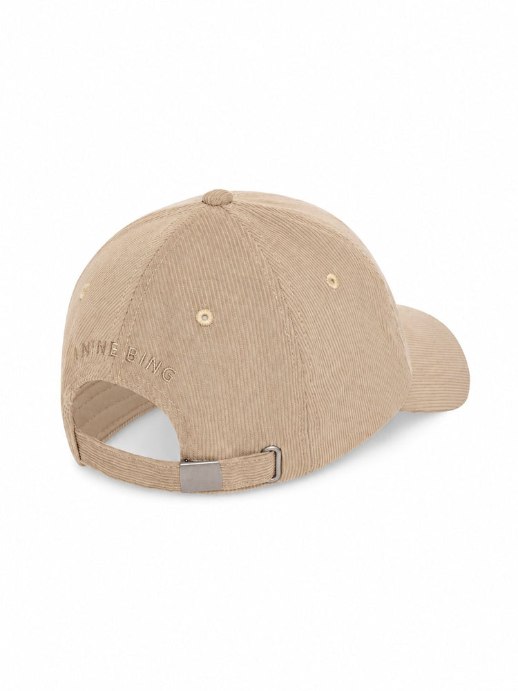 JEREMY BASEBALL CAP AB CORDUROY - BEIGE