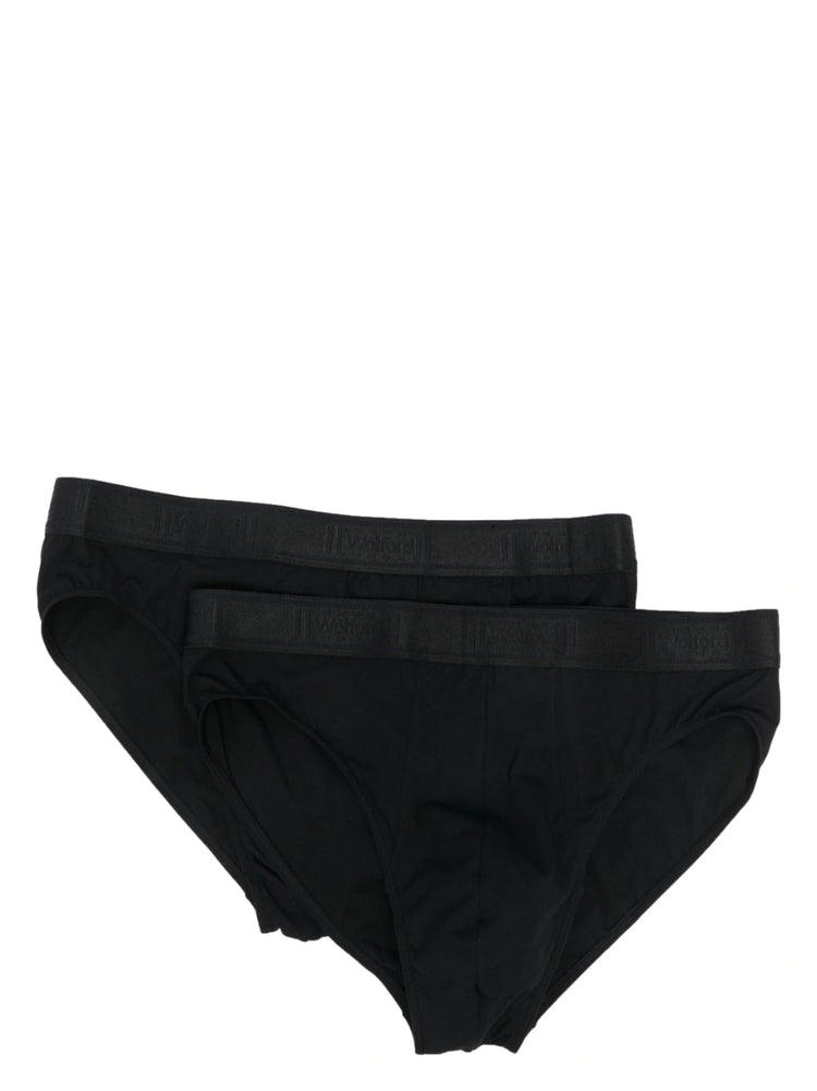 WOLFORD logo-waistband briefs set