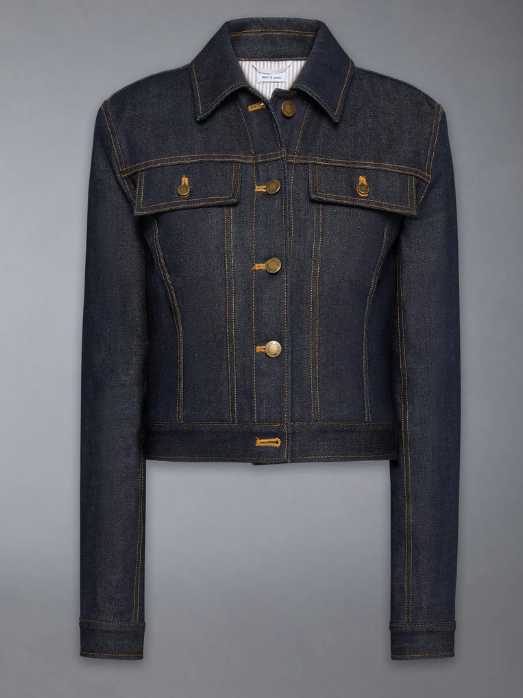 SHRUNKEN FIT DENIM JACKET IN JAPANESE SELVEDGE DENIM