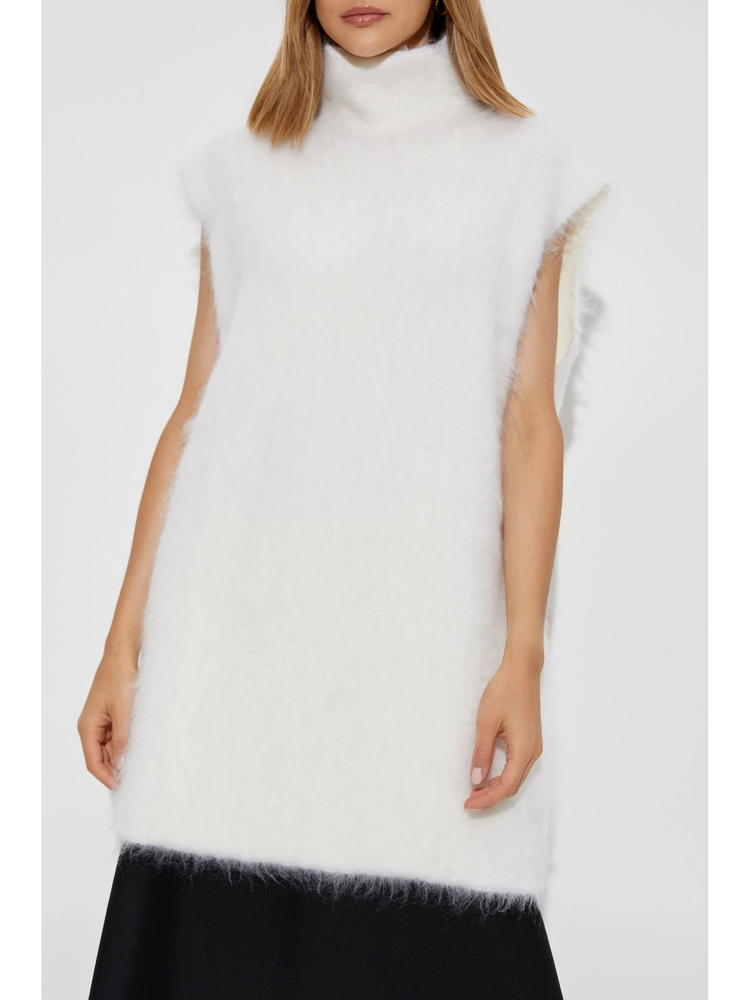 brushed turtleneck sweater