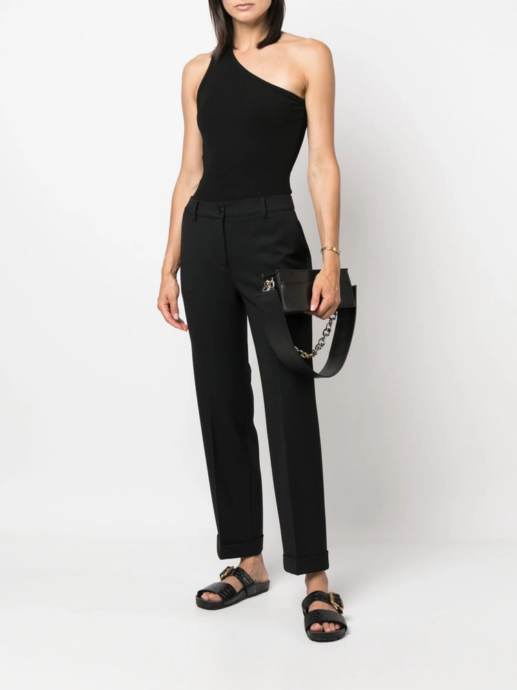 tailored virgin wool-blend trousers