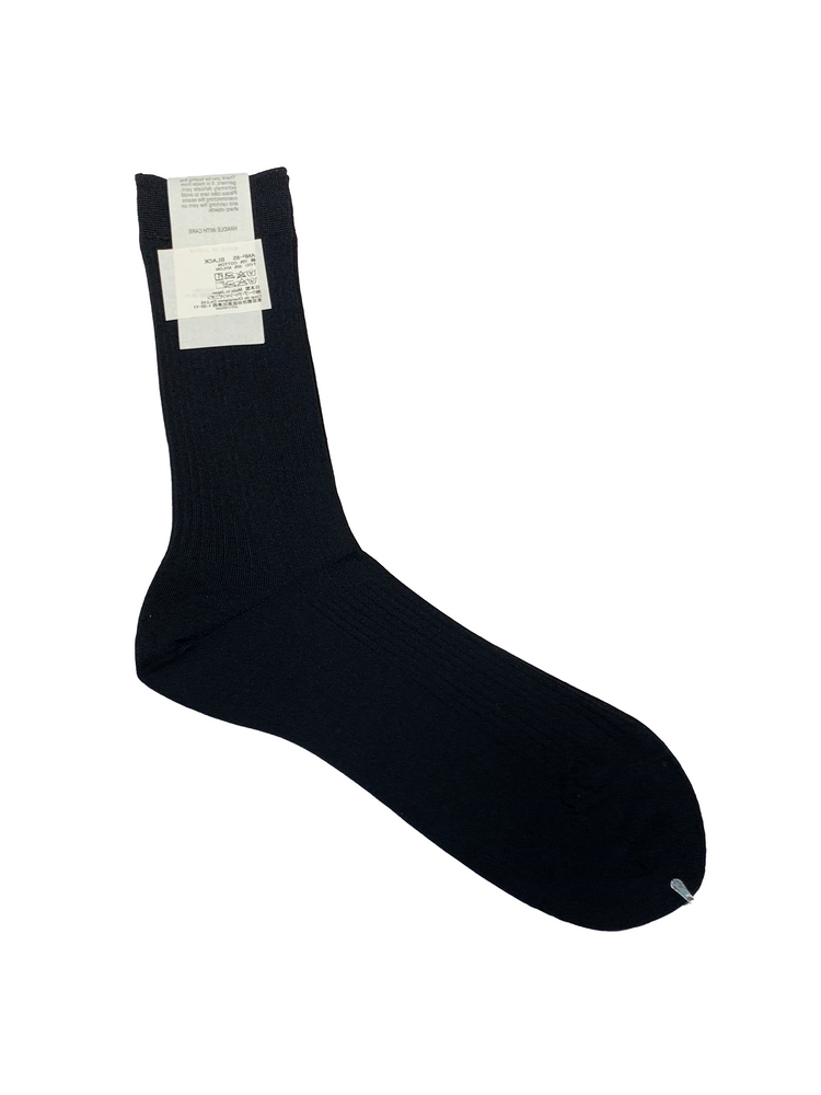 ribbed cotton socks