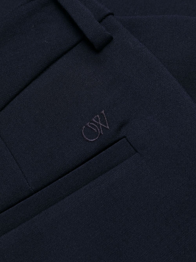 wide-leg virgin-wool-blend trousers