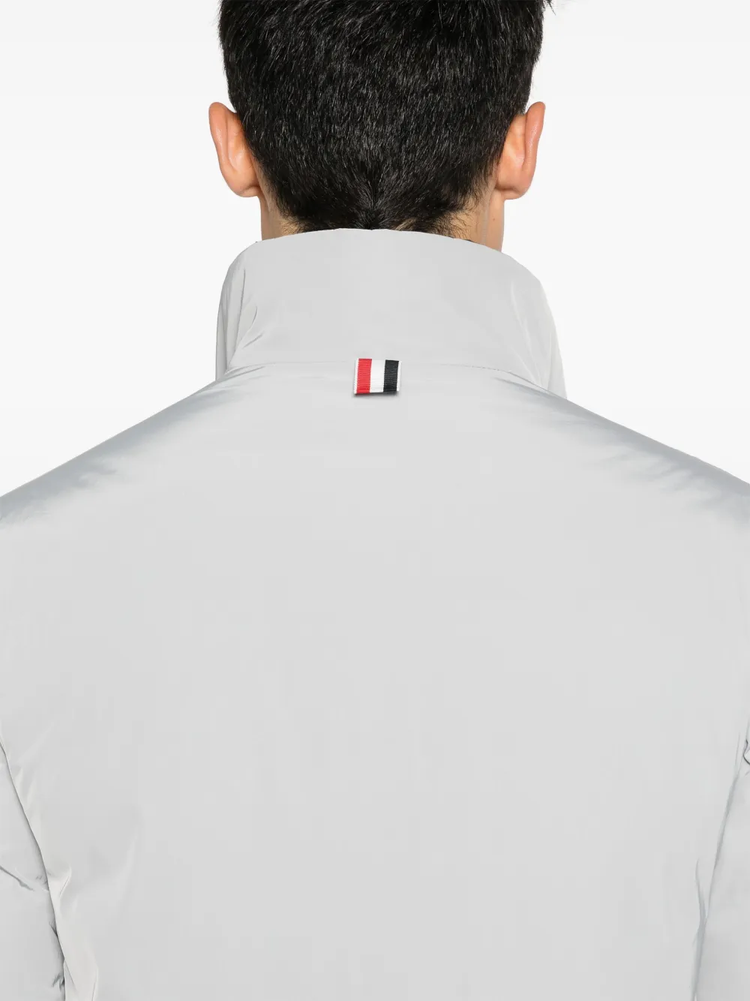 reversible zip-up puffer jacket