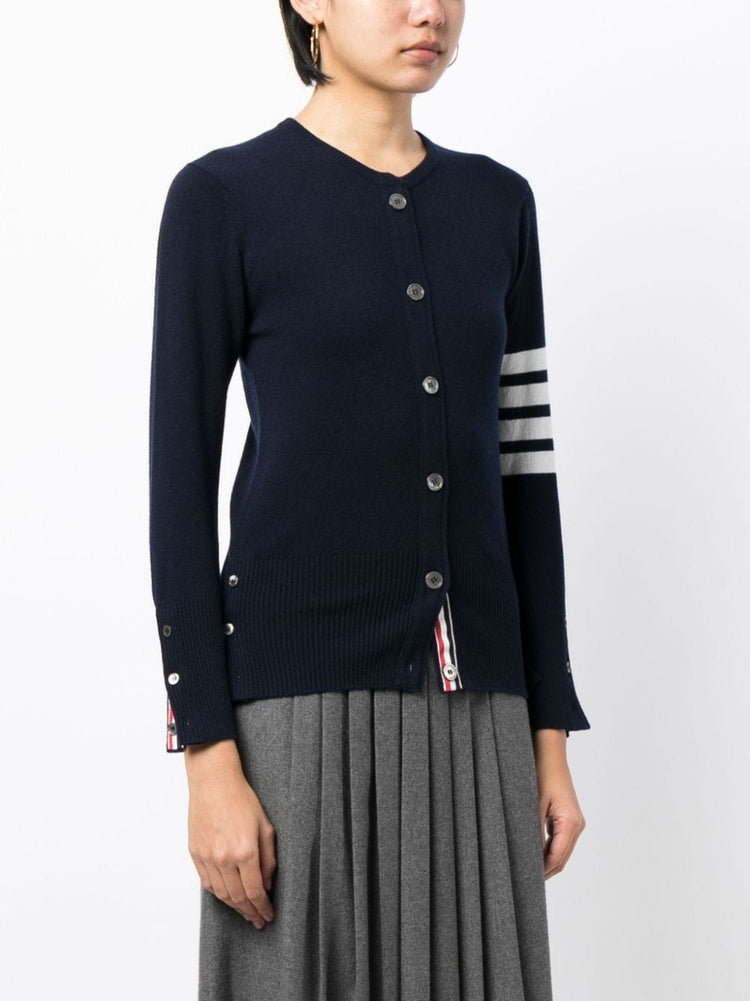 4-bar stripe cardigan