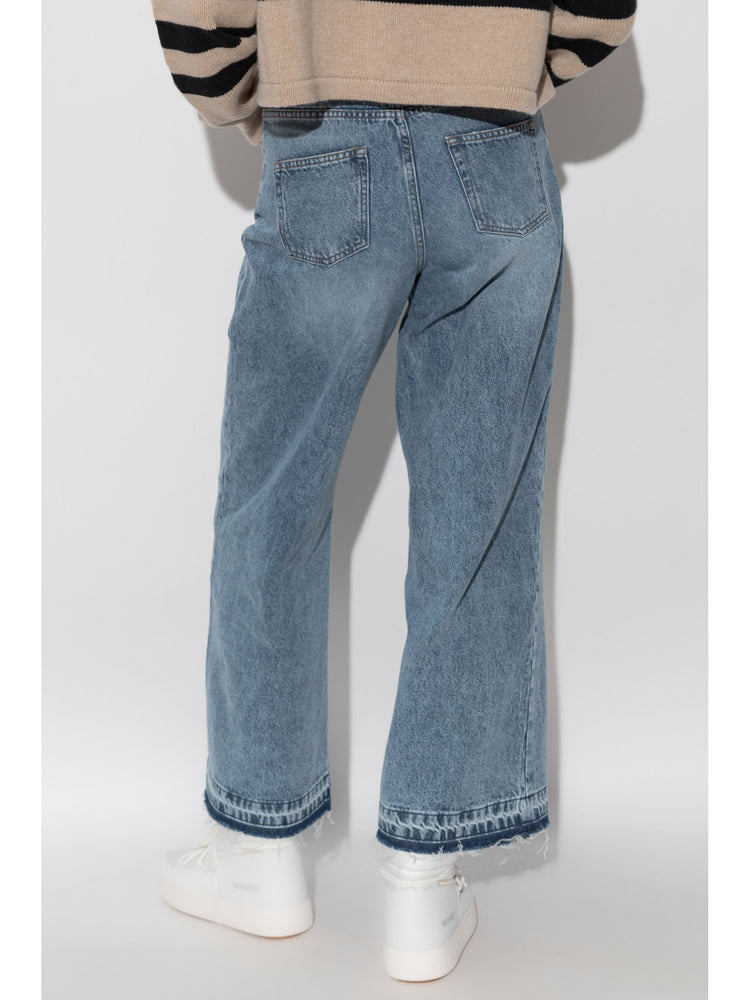 wide-leg jeans