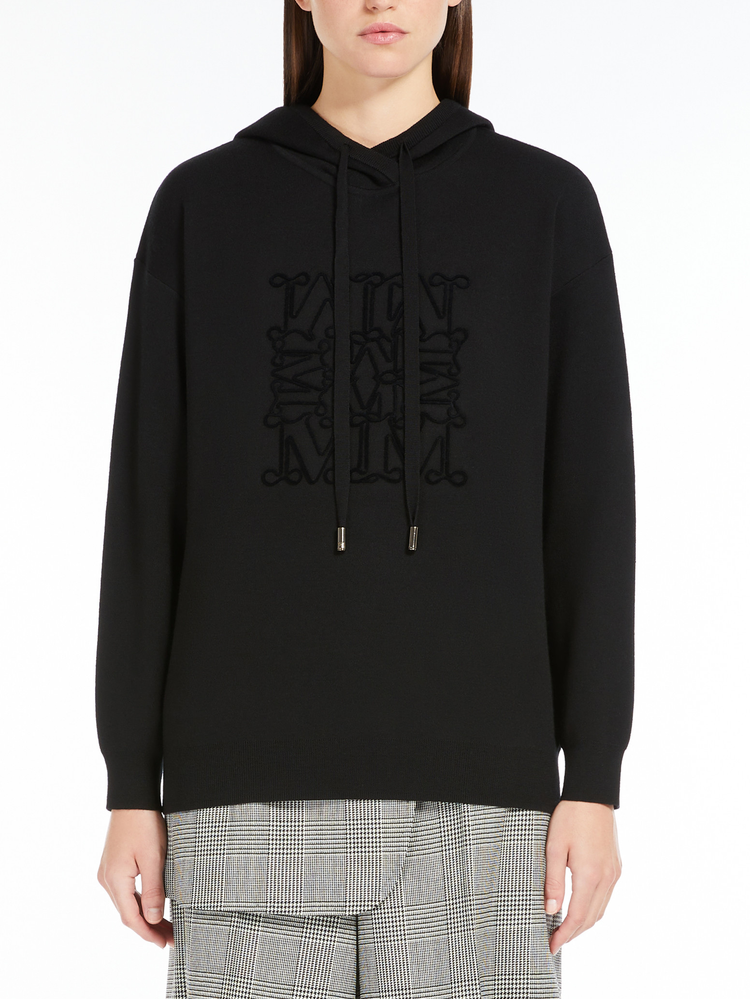 Pamir hooded wool sweatshirt