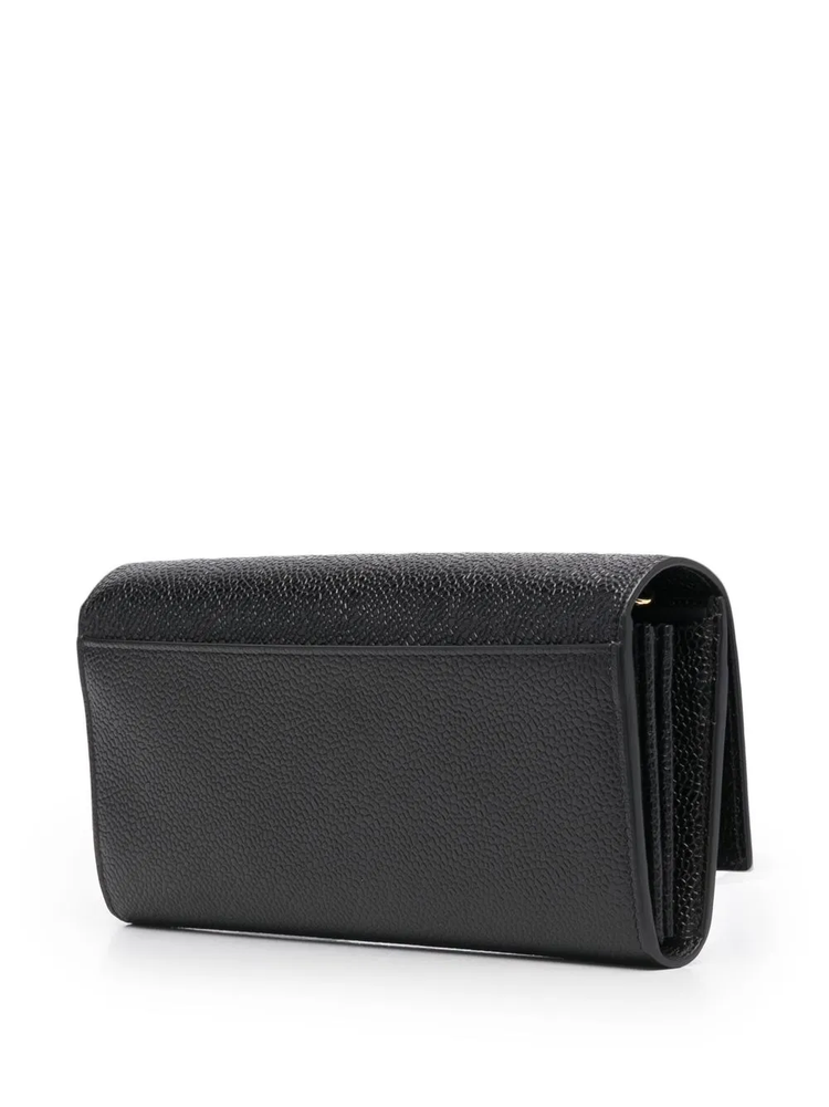 logo-patch leather shoulder bag