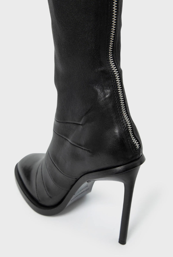 PALKA HIGH HEEL BOOTS NAPPA STRETCH LEATHER