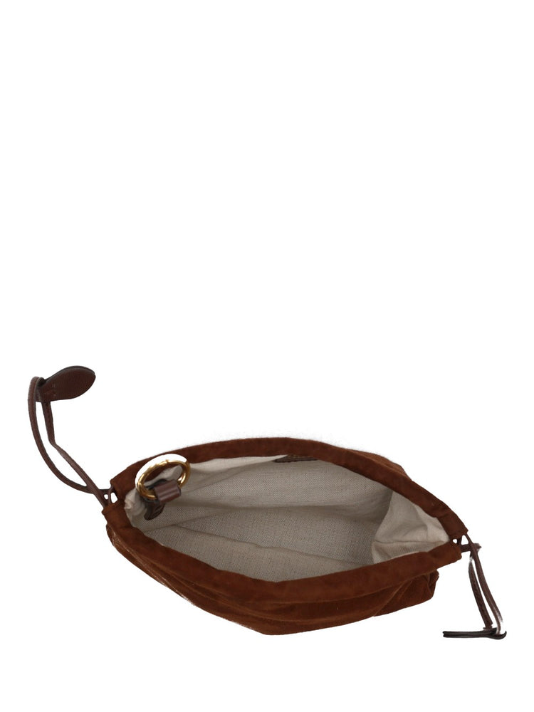 suede pouch