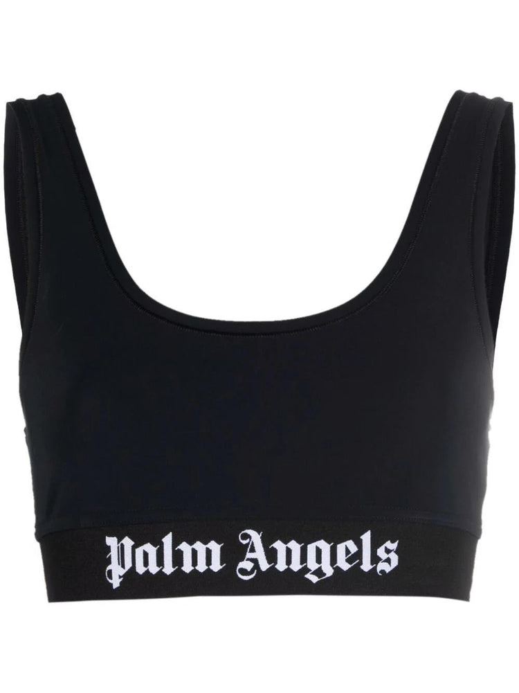 logo-underband crew-neck bra