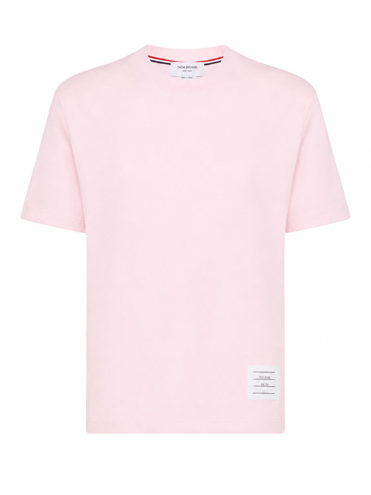SHORT SLEEVE TEE W/ ENGINEERED 4 BAR STRIPE IN CLASSIC PIQUE