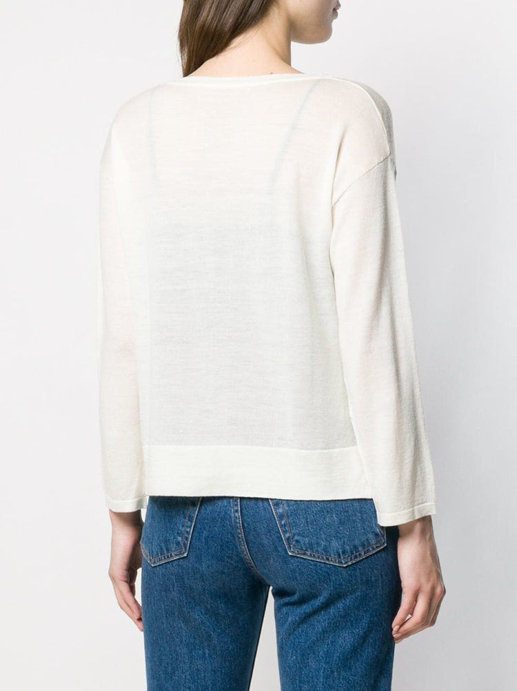 Fine knit cardigan