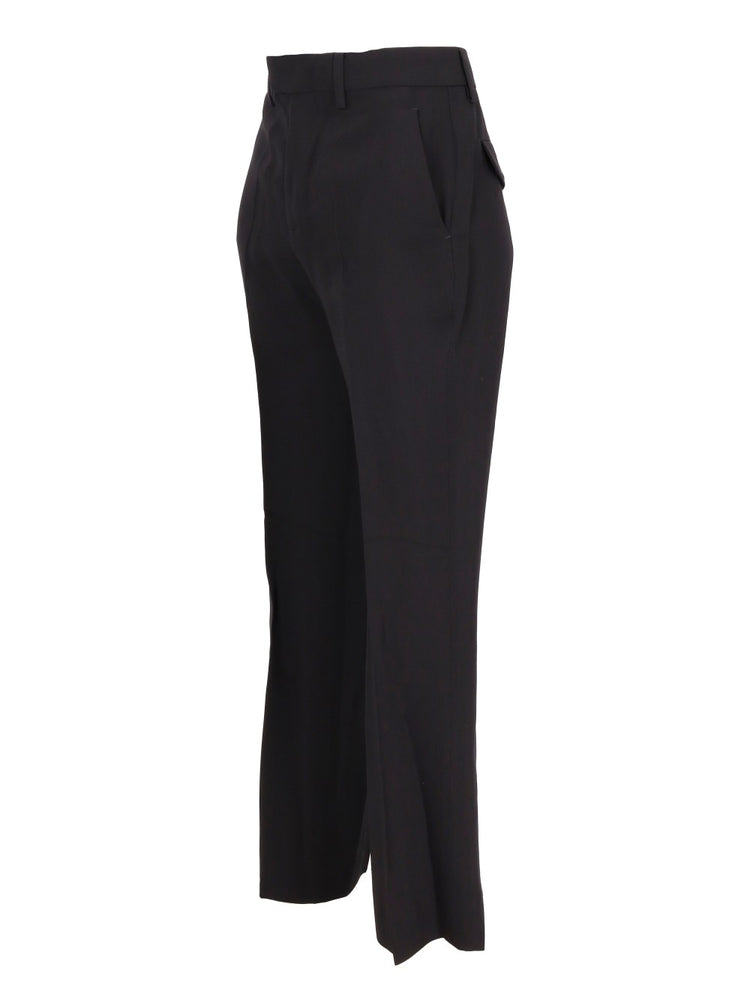 HABIBA CIGARETTE TROUSERS VISCOSE WOOL GABARDINE