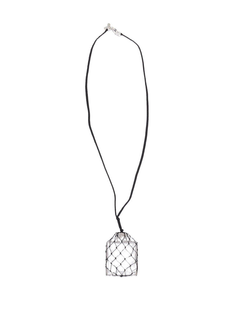 FIALA AVVOLTA NECKLACE - Nylon, Found Object