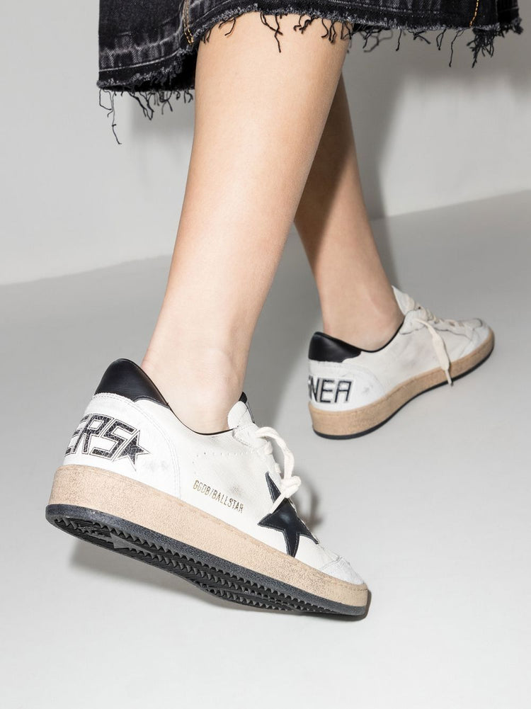 BALLSTAR NAPPA UPPER LEATHER STAR AND HEEL CRACK TOE AND SPUR