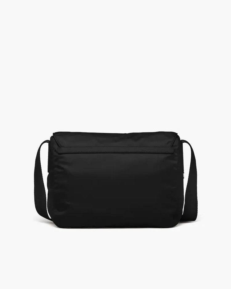 Re-Nylon triangle logo-plaque shoulder bag