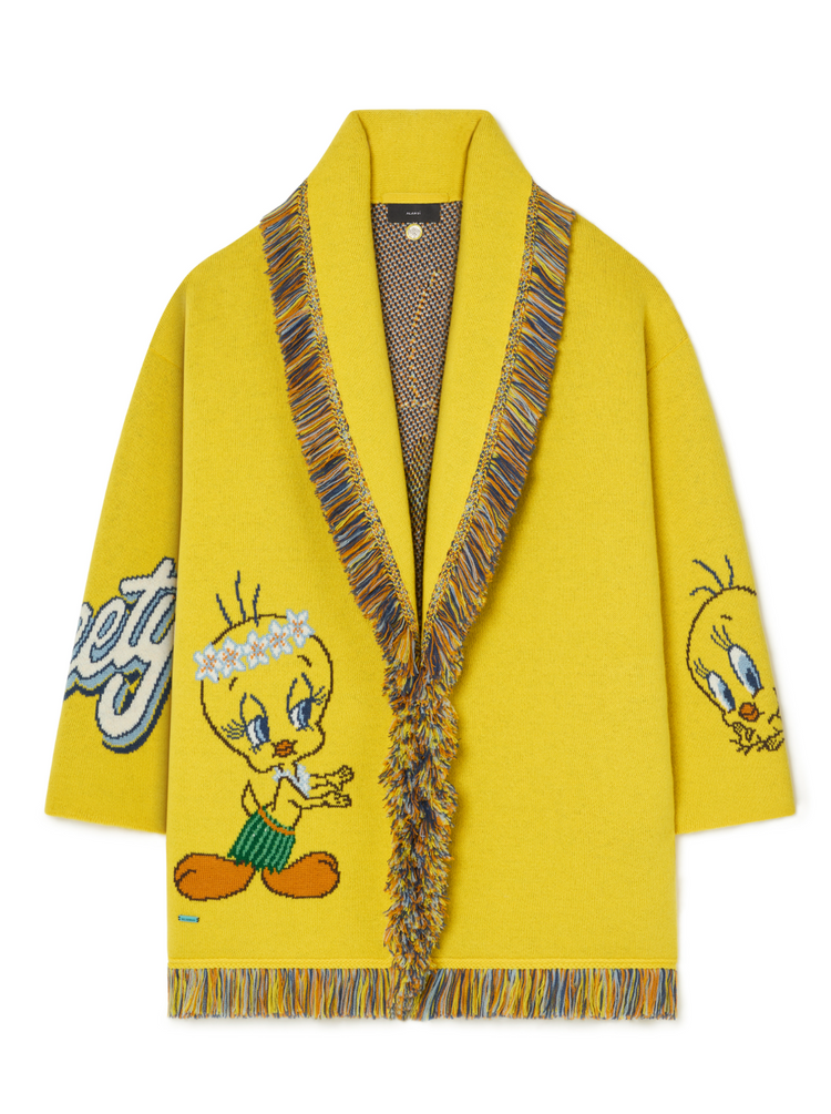 HULA TWEETY CARDIGAN YELLOW/MULTICOLOR