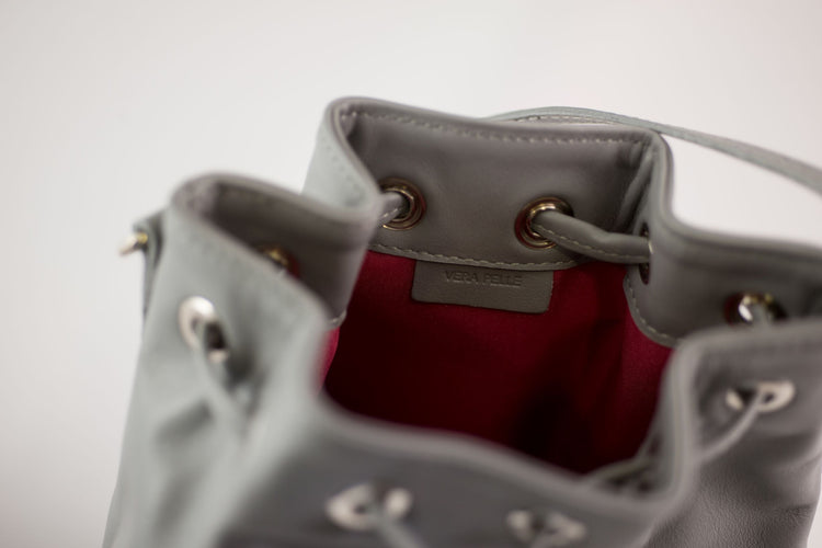 leather satchel bag red