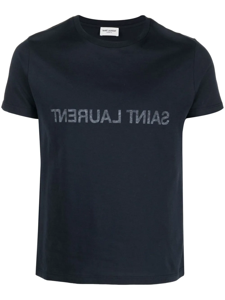 Reverse cotton T-shirt