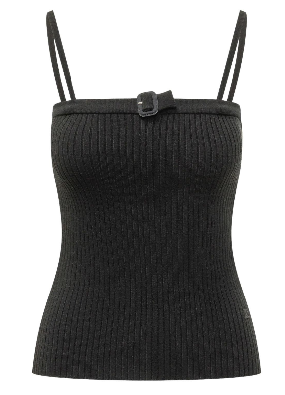TOP BUCKLE RIB KNIT