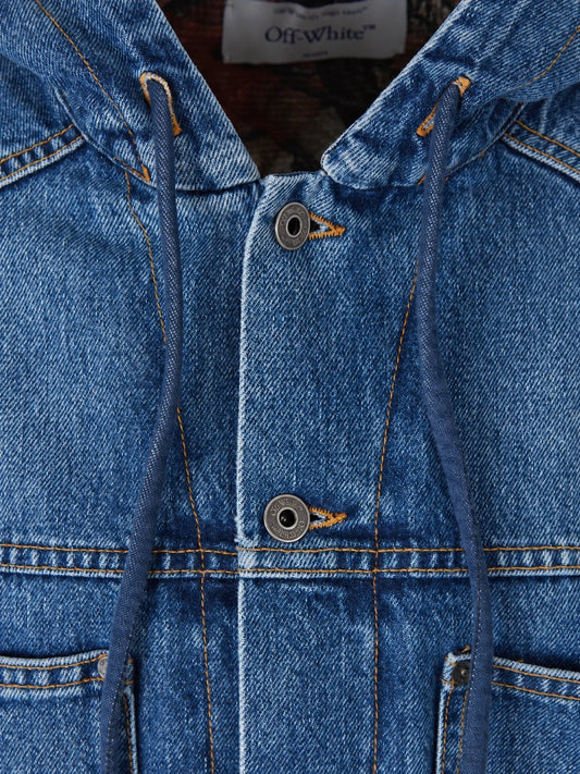 BOOKISH PADDED DENIM JACKET