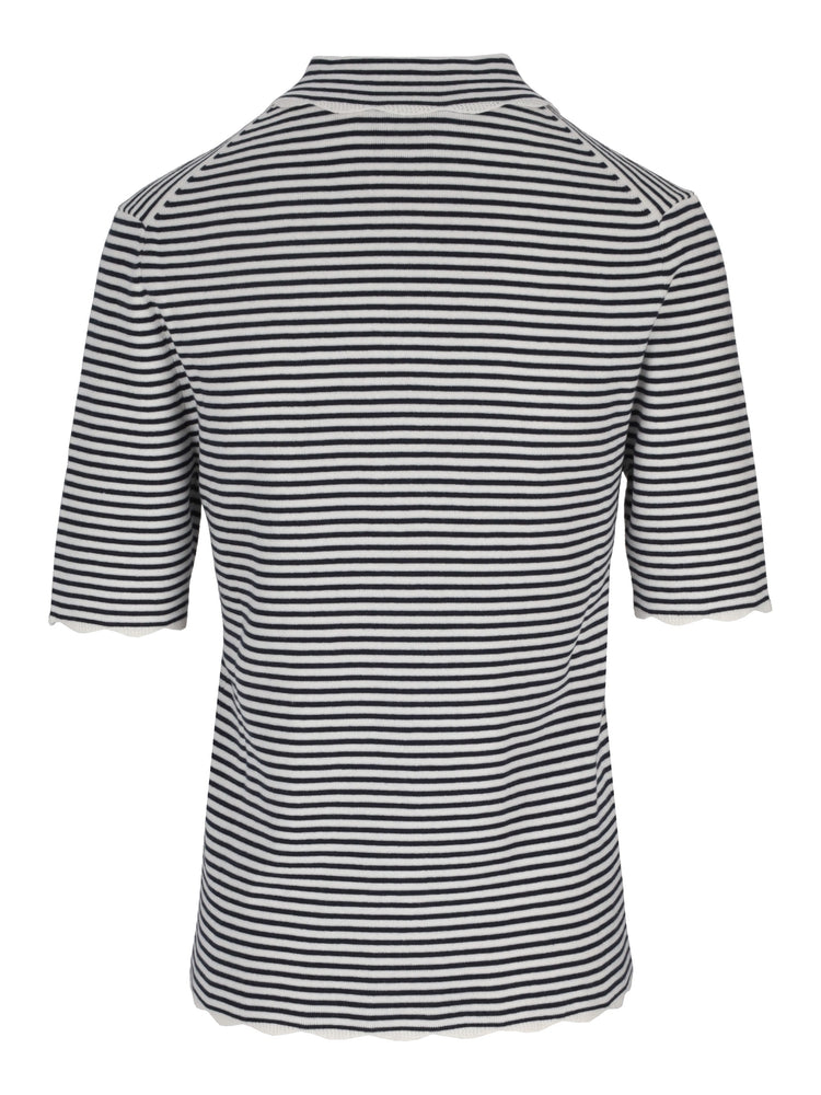 WOMENS KNITTED SS POLO