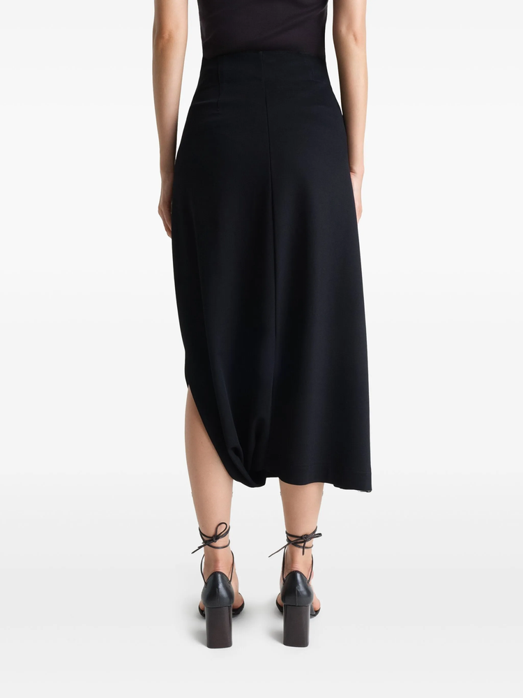 twisted hem skirt
