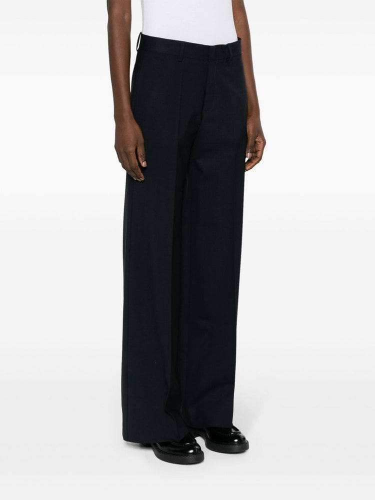 Lillie pressed-crease wide-leg pants