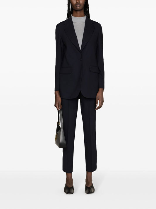 virgin-wool tailored trousers