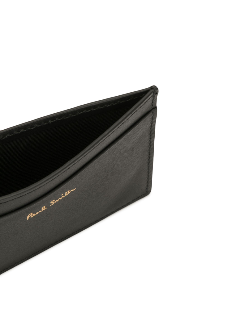 PAUL SMITH stripe-print logo cardholder