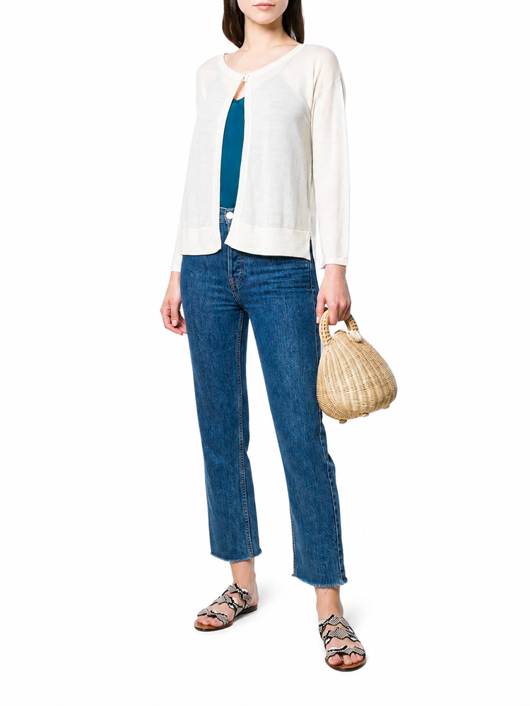 Fine knit cardigan