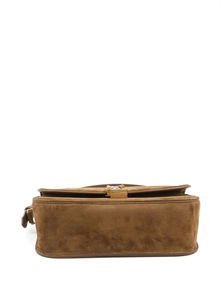 YSL BO MNG M SOLF SUEDE SATIN
