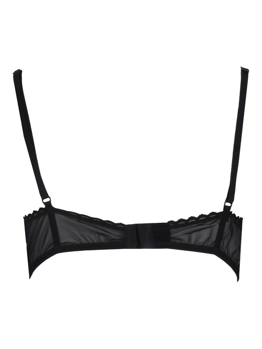 LAURA URBINATI triangle bra with support black
