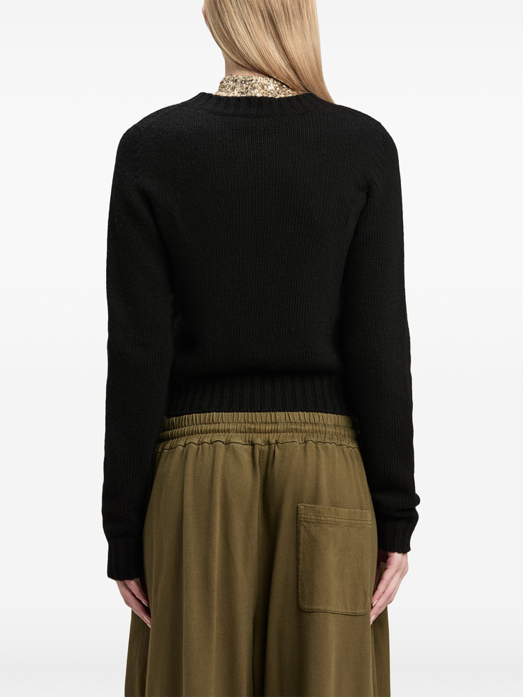 PA Monogram-intarsia cardigan