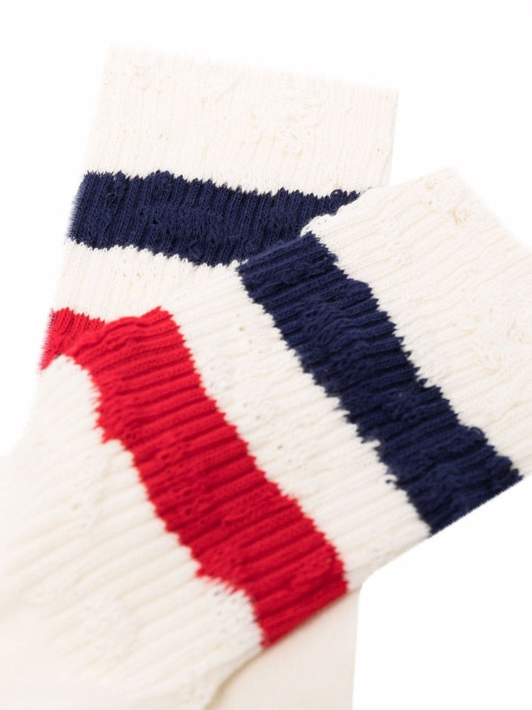 SOCKS HIGH RIB/STRIPES/RIPPED