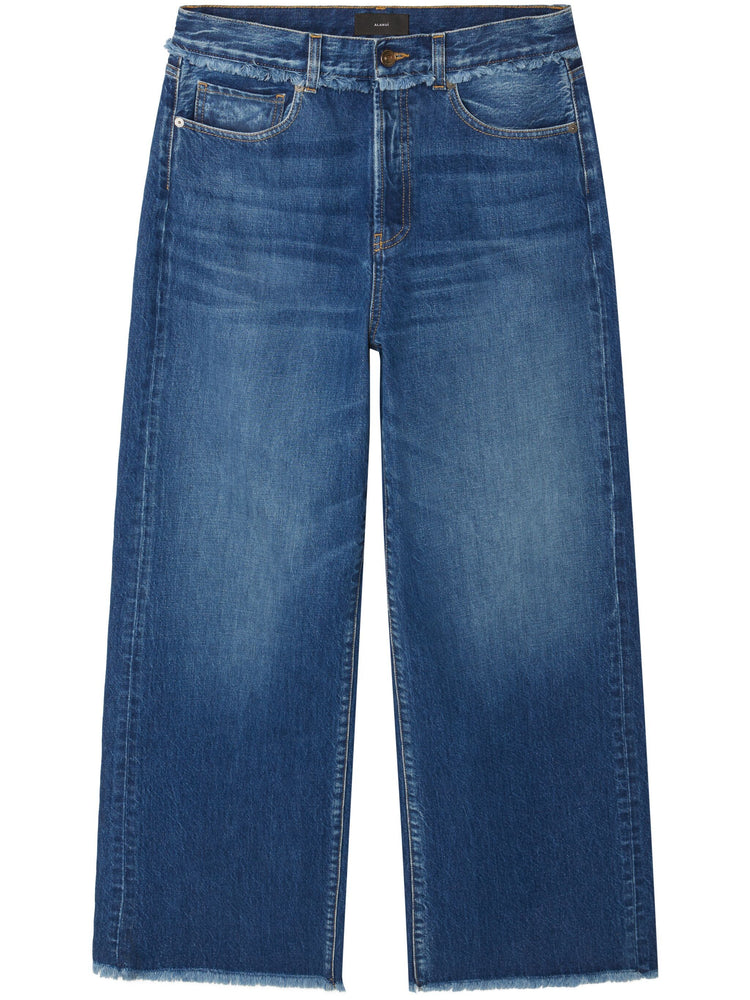 fringed jeans