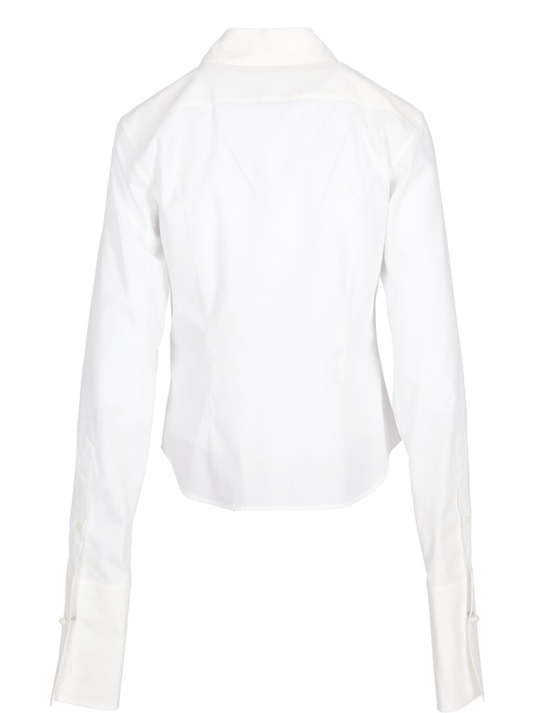 KAREENA FITTED SHIRT WITH CUFFLINKS POPELINE